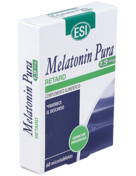 Melatonin Retard Pura 1,9Mg. 60Microtabletas de Trepatdiet-Esi