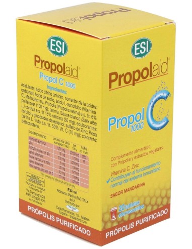 Propolaid Propol C 1000Mg. 20Comp.Eferv. de Trepatdiet-Esi