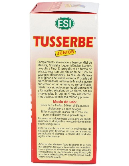 Tusserbe Junior 180Ml. de Trepatdiet-Esi