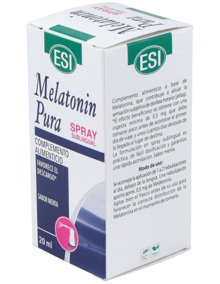 Melatonina Pura 1Mg. Spray 20Ml. de Trepatdiet-Esi