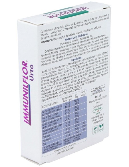 Immunilflor Urto 30Cap. de Trepatdiet-Esi