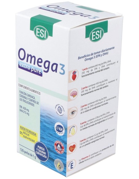 Omega 3 Extra 120Perlas de Trepatdiet-Esi