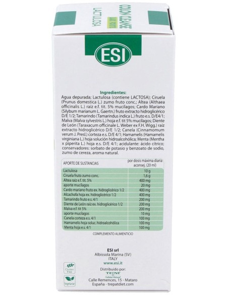 Colon Cleanse Lax Forte Lactulosa 180Ml. de Trepatdiet-Esi