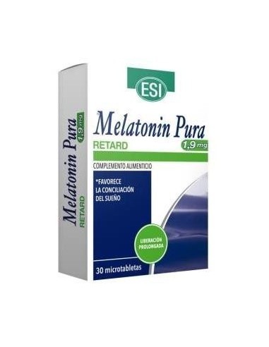 Melatonin Retard Pura 1,9Mg. 30Microtabletas de Trepatdiet-Esi