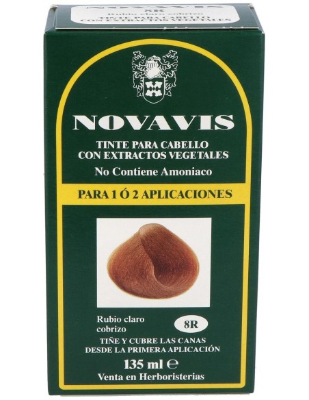 Tinte Novavis 8R Rubio Claro Cobrizo 135Ml. de Novavis