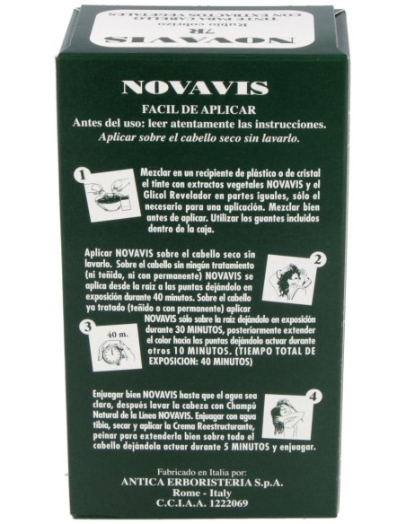 Tinte Novavis 7R Rubio Cobrizo 135Ml. de Novavis