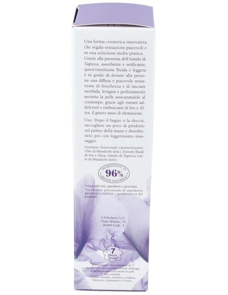Iris Caricia Perfumado Suavizante Cuerpo 150Ml. de L´Erbolario
