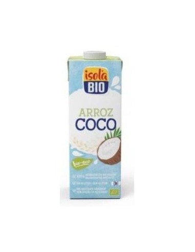 Bebida Vegetal De Arroz Coco Tropical 1Lt de Isola
