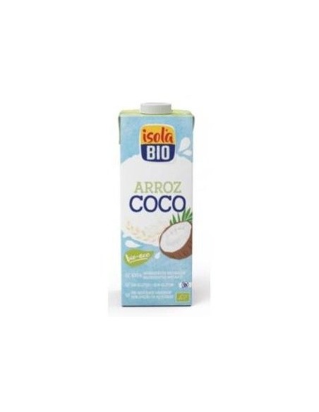 Bebida Vegetal De Arroz Coco Tropical 1Lt de Isola