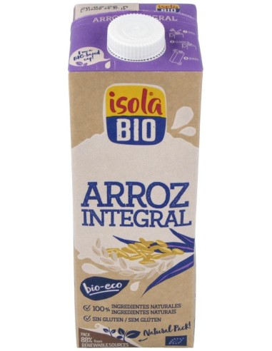 Bebida Vegetal De Arroz Integral 1Lt  6Uds. S/A de Isola