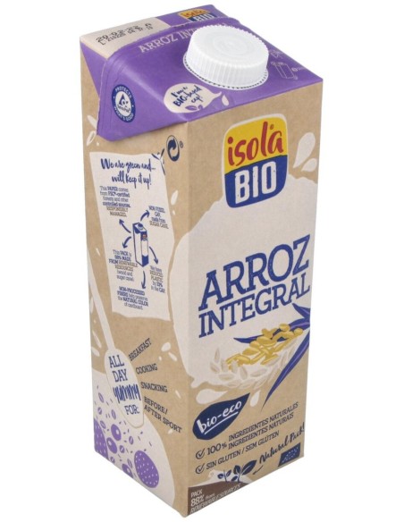 Bebida Vegetal De Arroz Integral 1Lt  6Uds. S/A de Isola