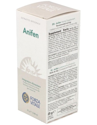Anifen (Anice Composto) Gases 25Gr.Comprimidos de Forza Vitale