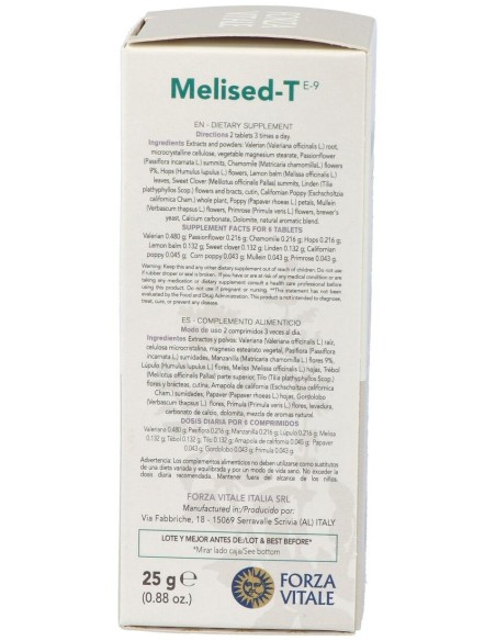 Melised-T (Camomila Composta) Relaj. 60Comp de Forza Vitale