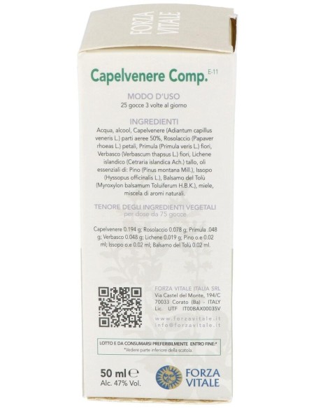 Capelvenere Composto Extracto 50Ml. de Forza Vitale