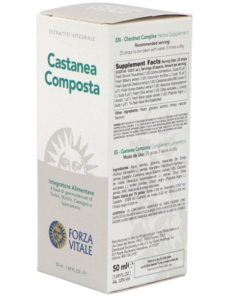 Castanea Composta Extracto 50Ml. de Forza Vitale