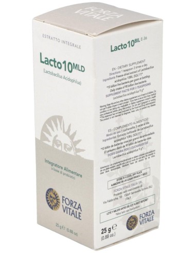 Lacto 10 (Lactobacillus Acidophilus) 25Gr. E-36 de Forza Vitale