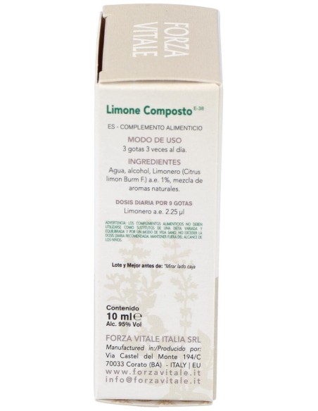 Limone Composto (Hierro) Metal Espagirico 10Ml. de Forza Vitale