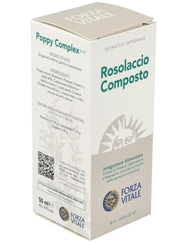 Rosolaccio Composto Extracto 50Ml. de Forza Vitale