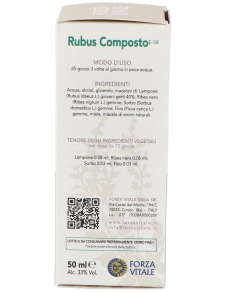 Rubus Composto Extracto 50Ml. de Forza Vitale