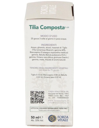 Tilia Composta Extracto 50Ml. de Forza Vitale