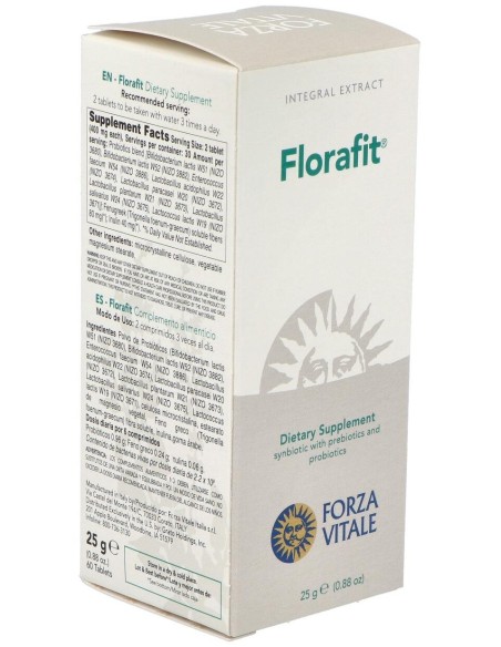 Florafit Probiotico  25Gr.Comprimidos de Forza Vitale