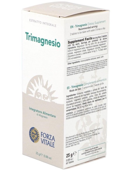 Trimagnesio 25Gr.Comprimidos de Forza Vitale