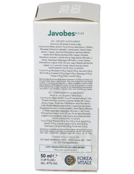 Javobes Extracto 50Ml. de Forza Vitale