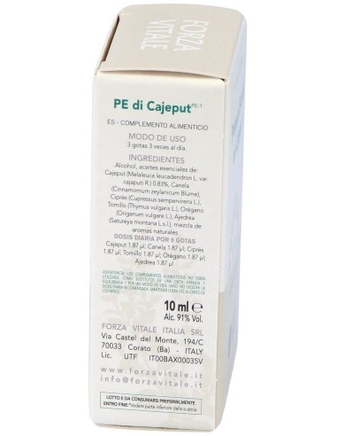 Primera Esencia Cajeput Complex 10Ml. de Forza Vitale