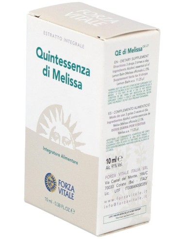 Quinta Esencia Melisa 10Ml. de Forza Vitale