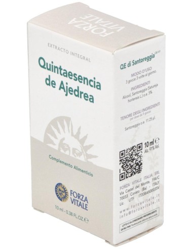 Quinta Esencia Ajedrea (Santoreggia) 10Ml. de Forza Vitale