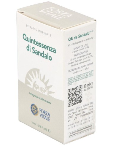 Quinta Esencia Sandalo (Sandalo) 10Ml. de Forza Vitale