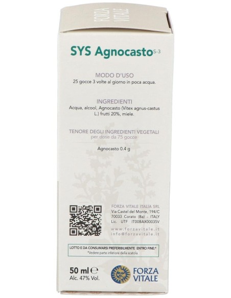 Sys.Agnocasto 50Ml. de Forza Vitale