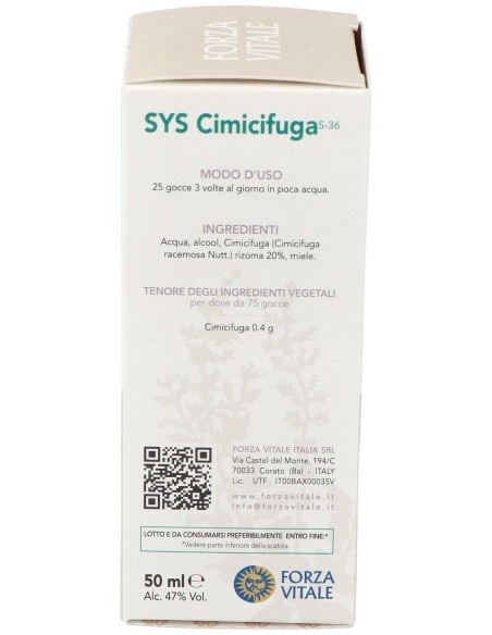Sys.Cimicifuga 50Ml. de Forza Vitale