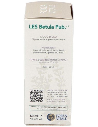 Les Betula Pubescens Abedul 50Ml. de Forza Vitale