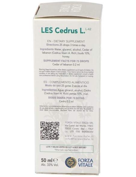 Les Cedrus Libani 50Ml. de Forza Vitale