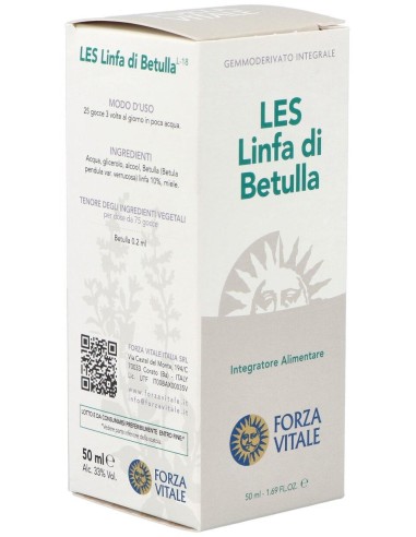Les Linfa Di Betulla Linfa De Abedul 50Ml. de Forza Vitale