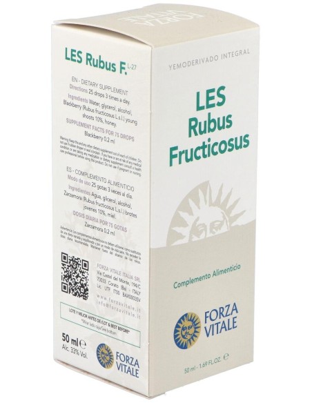Les Rubus Fructicosus Zarza 50Ml. de Forza Vitale