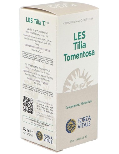 Les Tilia Tormentosa Tilo Plateado 50Ml. de Forza Vitale