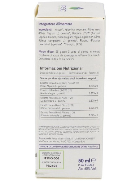 Psc Acne Depurato 50Ml. de Forza Vitale