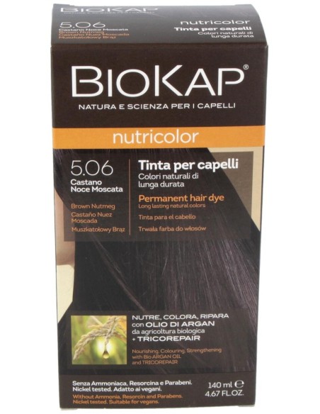 Tinte Coper Brown 140Ml Castaño Nuez Moscada ·5.06 de Biokap