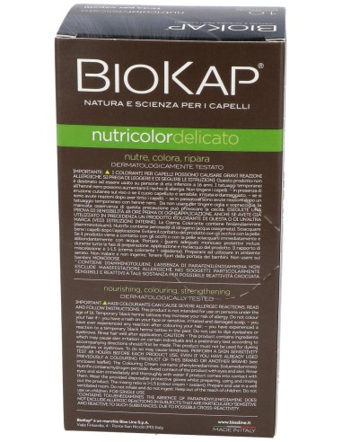 Tinte Natural Black 140Ml Negro 1.0 Delicato de Biokap