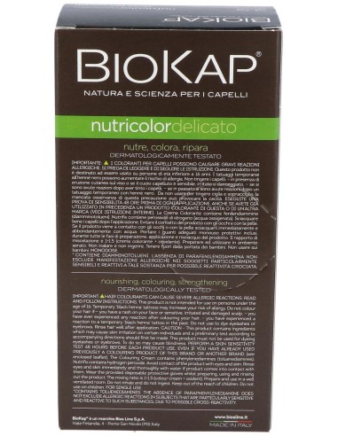 Tinte Castaño Oscuro Chocolate 140Ml 2.9 Delicato de Biokap