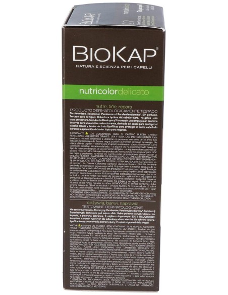 Tinte Castaño Oscuro Chocolate 140Ml 2.9 Delicato de Biokap