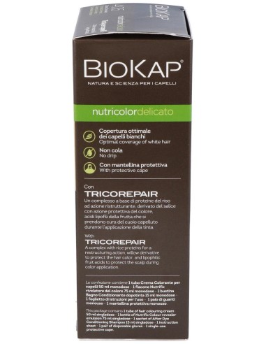 Tinte Castaño Chocolate  140Ml. 4.05 Delicato de Biokap