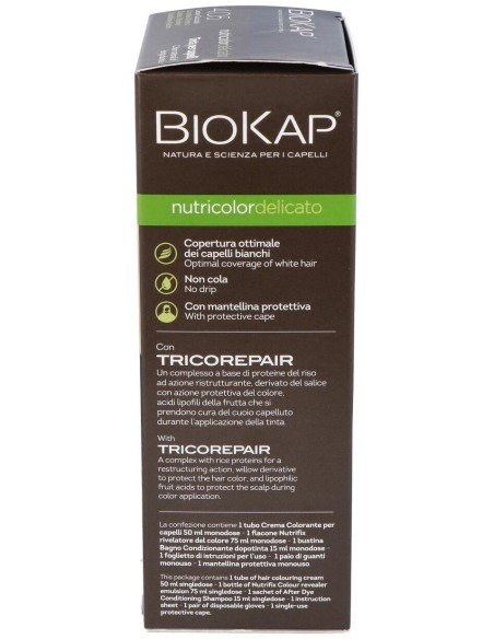 Tinte Castaño Chocolate  140Ml. 4.05 Delicato de Biokap