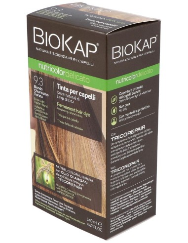 Tinte Rubio Muy Claro Dorado 140Ml. 9.3 Delicato de Biokap