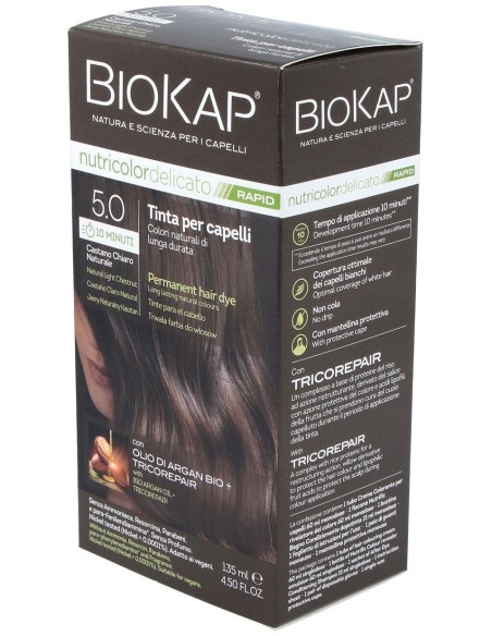 Biokap Rapid Castaño Claro Natural 5.0 Tubo 140Ml. de Biokap