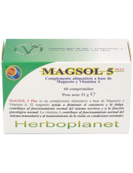 Magsol 5 Plus 60Comp. de Herboplanet
