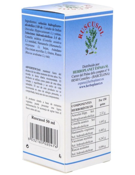 Ruscusol Gotas 50Ml. de Herboplanet