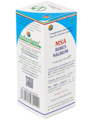 Msa Ribes Nigrum Yemas Grosellero Negro 50Ml. de Herboplanet